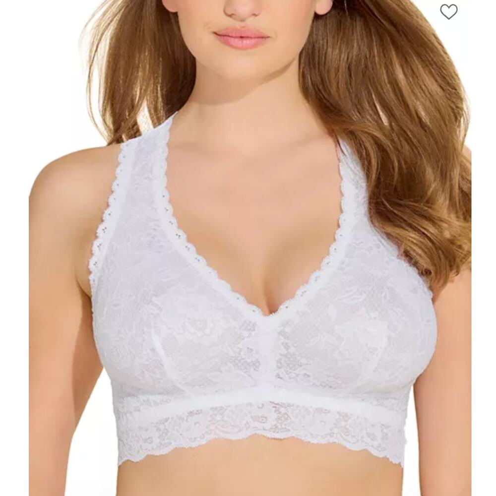 Cosabella NSN Racie Racer back Ext Never1355P 1X Ivory White NWT